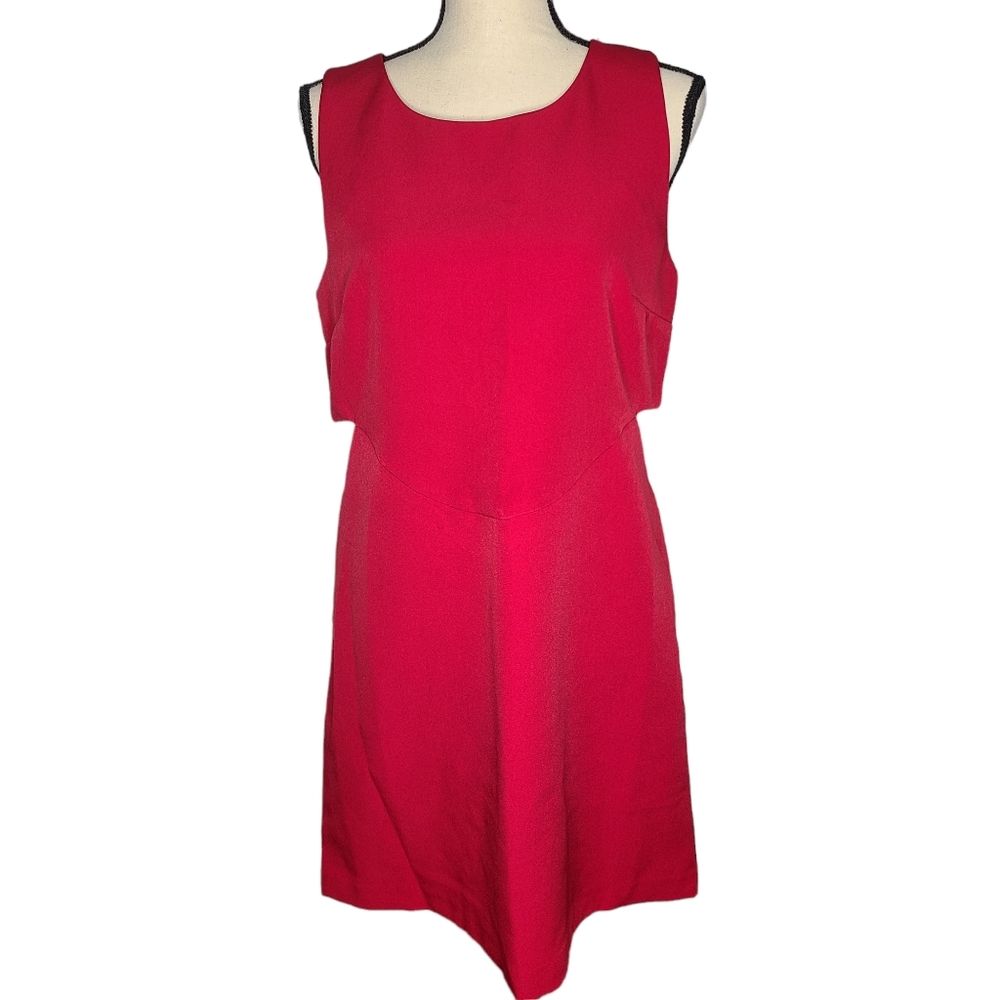 NWT Mare Mare x Anthropologie Red Shift Dress Medium Cutouts Sleeveless